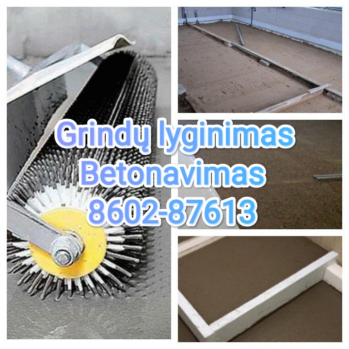 Grindų lyginimas kaunas 8602-87613, grindų betonavimas Kaune, Vonios kambario grindų lyginimas, virtuvės grindų betonavimas, balkono grindų betonavimas, grindų lyginimas kolidoriuje. Grindų apšiltinimas, šildomų grindų įrengimas elektra. Senų grindų demontavimas Kaune.